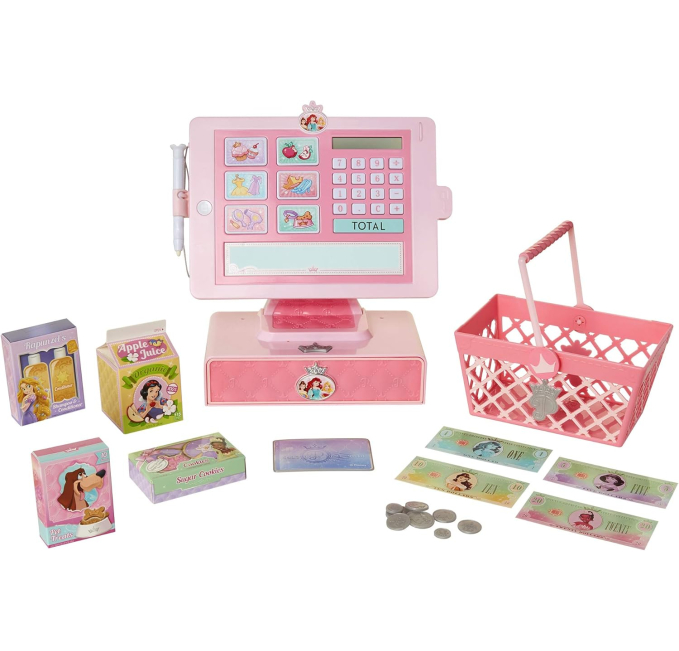 Disney Princess Cash Register Market Set with Basket Toys Circuit