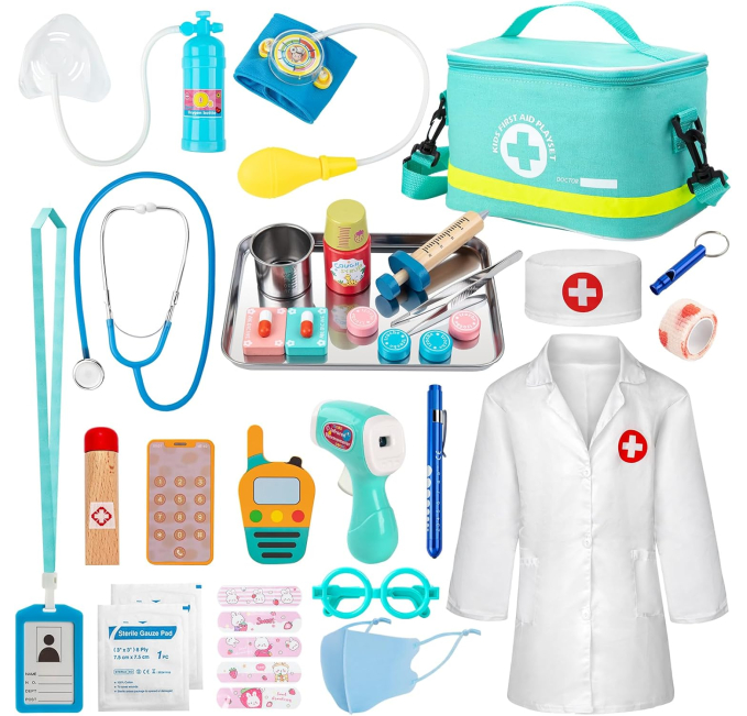 Sundaymot Doctor Kit for Kids Pretend Play Toys Circuit Set