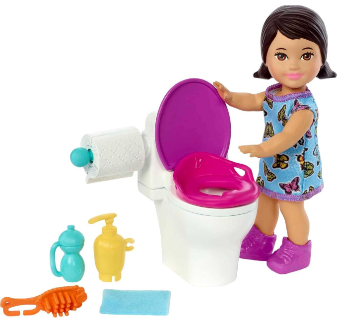 Barbie Skipper Babysitters Inc Playset with Doll Potty Accessories Toys Circuit