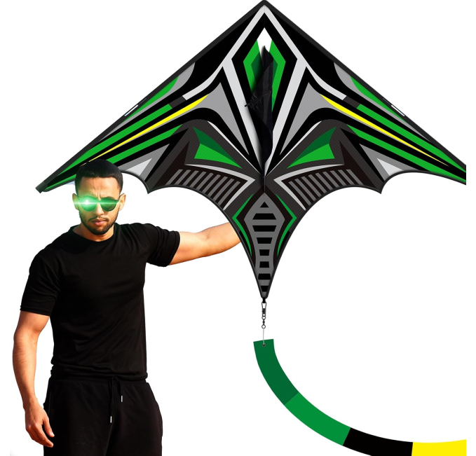 Delta Mecha Kite Toys Circuit Easy Fly Kite for Kids Fun