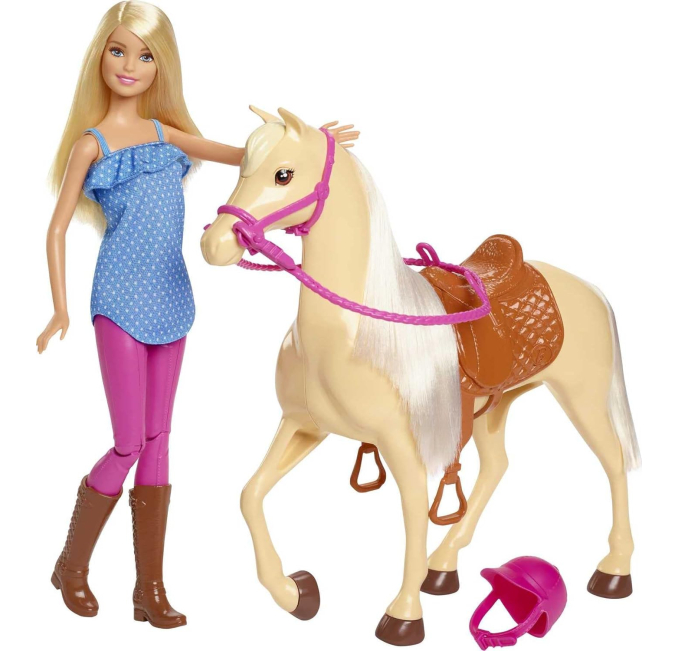 Barbie Horse Riding Playset with Doll and Horse Toys Circuit