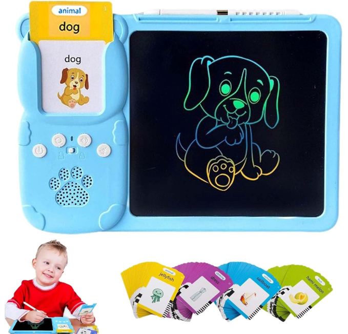 Croeve Talking Tablet 2-in-1 Voice Pad Drawing Board Toys Circuit