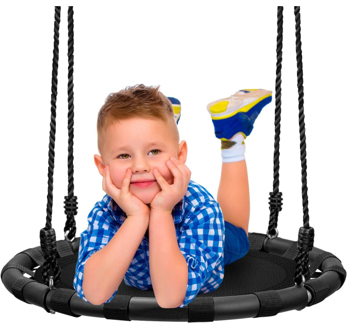 Sorbus Saucer Tree Swing for Kids 24" Heavy Duty 220lbs Toys Circuit