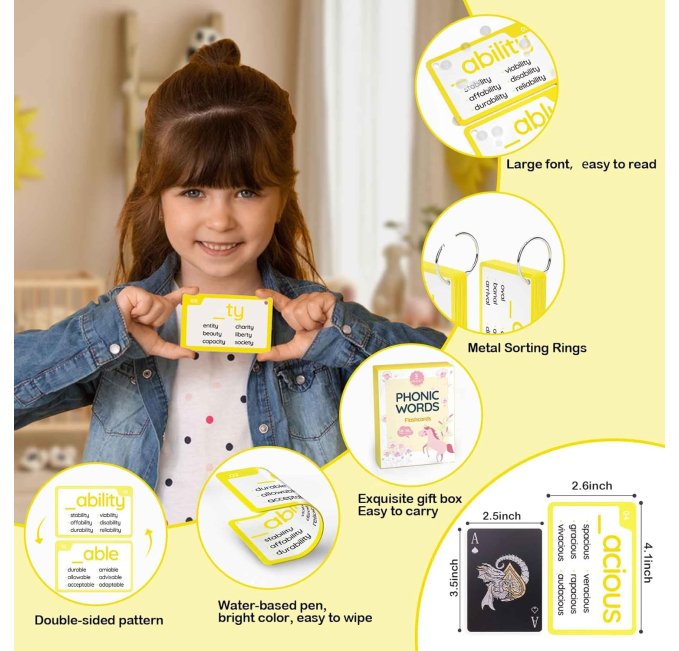 Super Duper Publications Word Families Silly Sentences Cards Toys ...