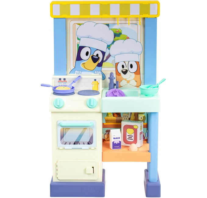 Bluey Chef Kitchen Playset with Lights Sounds and Music Toys Circuit
