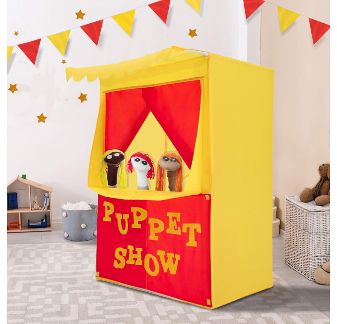 Alvantor Lemonade Stand Puppet Theater Toys Circuit Play Tent