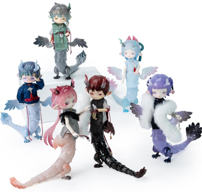 BEEMAI Adou Loong Fantasia BJD Doll Toys Circuit Collectible