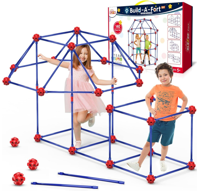OleFun Fort Building Kit for Kids STEM Toys for Creative Play Toys Circuit