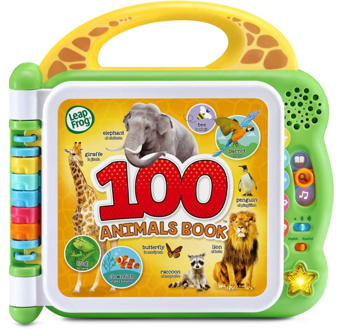 LeapFrog 100 Animals Book Green Educational Learning Toys Circuit