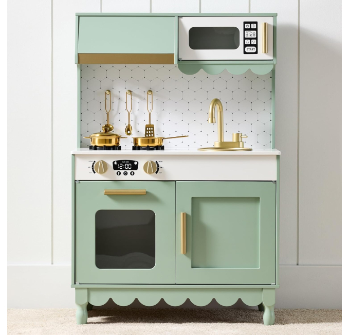 Best Choice Products Wooden Play Kitchen Set Toys Circuit Cottage Design