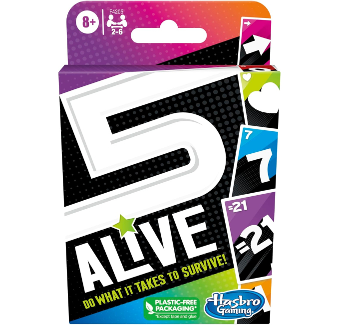 5 Alive Card Game Fun Family Game for Kids Toys Circuit Ages 8 Plus