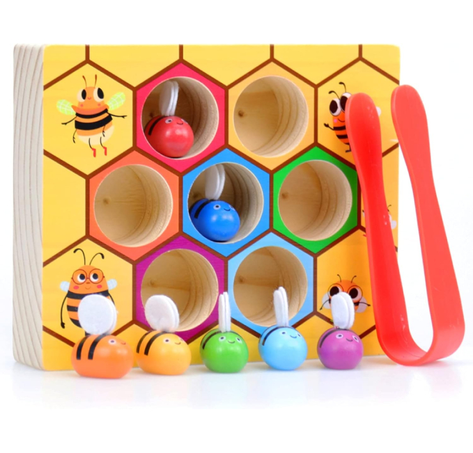 WOOD CITY Toddler Fine Motor Skills Toy for 2 3 Years Old Toys Circuit