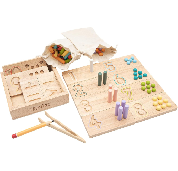 Twefex Toys Circuit Montessori Counting Toys for Toddlers