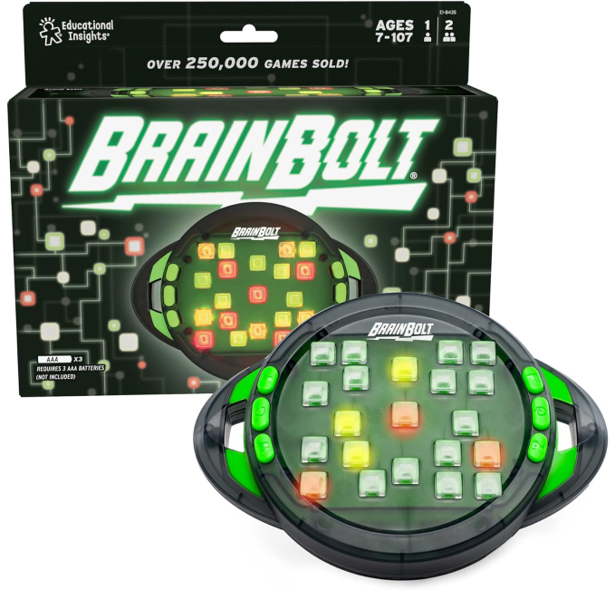 Educational Insights BrainBolt Memory Game for Kids and Adults Toys Circuit
