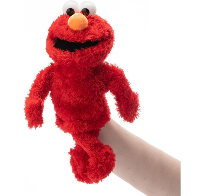 RONIAVL Red Plush Hand Puppet Toy for Kids Theater Toys Circuit