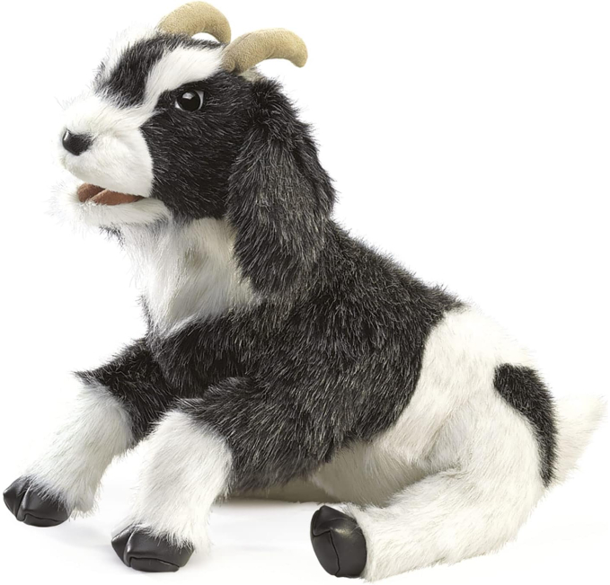 Folkmanis Goat Hand Puppet Interactive Toy for Kids Toys Circuit