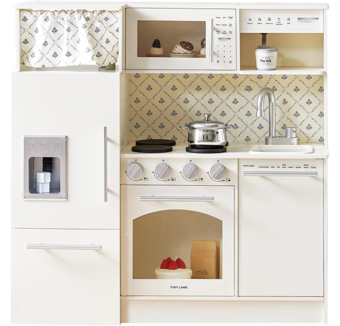 Rufus AI Tiny Land Wooden Play Kitchen Set Toys Circuit