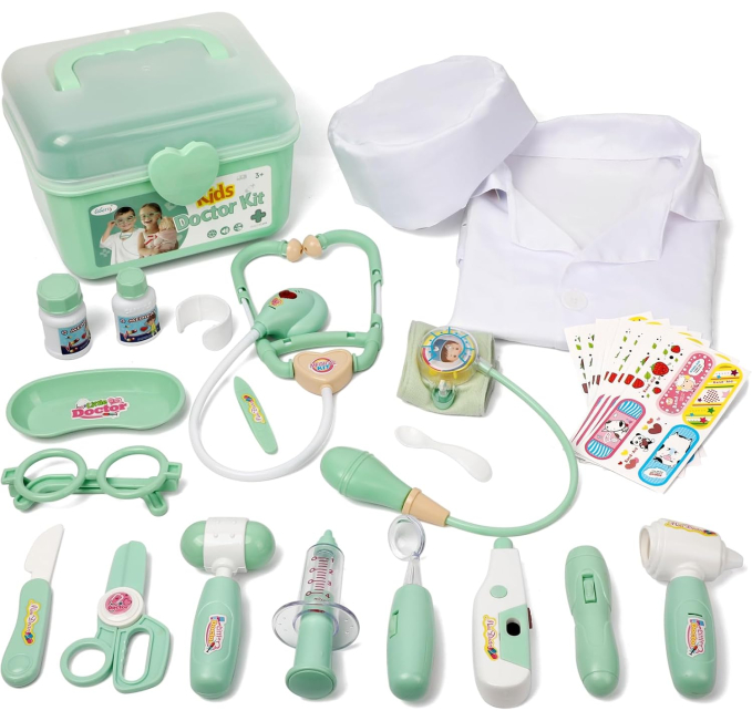 Liberry Doctor Kit for Toddlers 30 Pcs Medical Play Toys Circuit