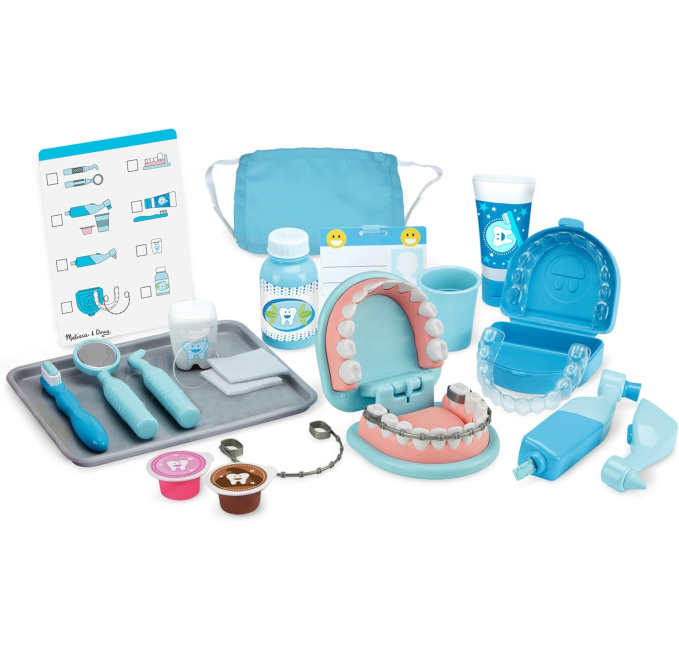 Melissa & Doug Dentist Kit for Kids, Pretend Play Set, Toys Circuit