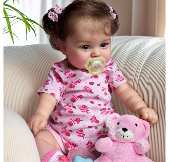 JIZHI Reborn Baby Doll 20-Inch Realistic Newborn Gift Set Toys Circuit