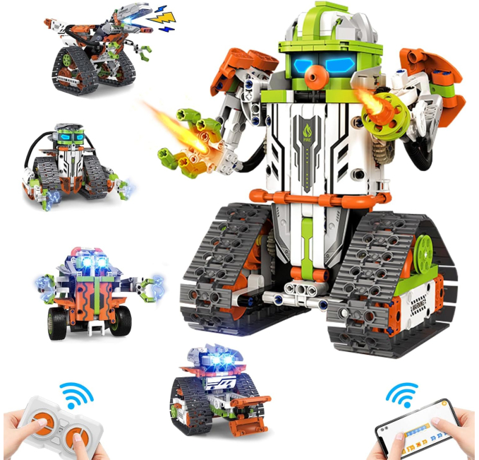 TAMOXI STEM Robot Kit for Kids Toys Circuit Build Code Play