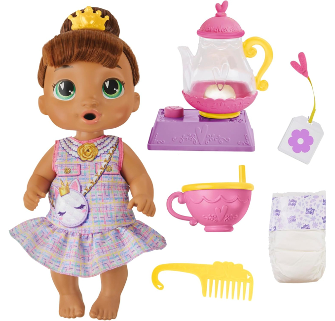 Baby Alive Sparkle Sophia Tea Party Doll Set Toys Circuit Gift