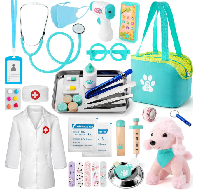 Sundaymot Doctor Kit Kids Pretend Medical Set Toys Circuit