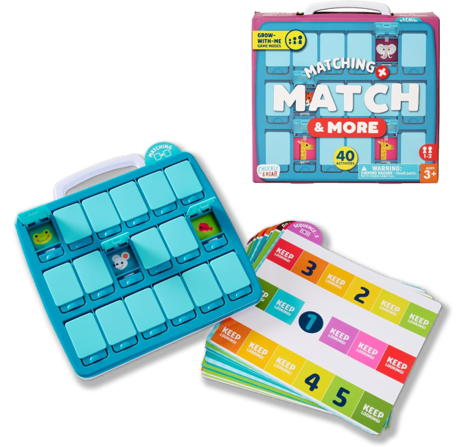 Chuckle & Roar Travel Matching Puzzle Game Set Toys Circuit