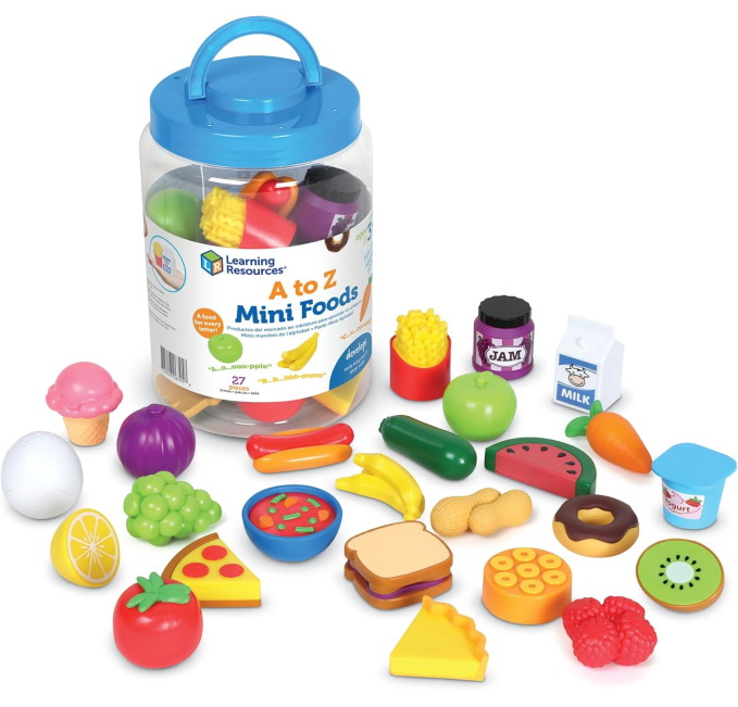 Rufus AI A to Z Mini Food Set for Kids Kitchen Toys Circuit