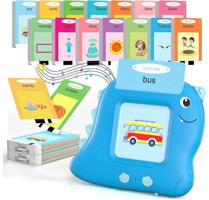 Rufus AI Toddler Talking Flash Cards 224 Sight Words Toys Circuit