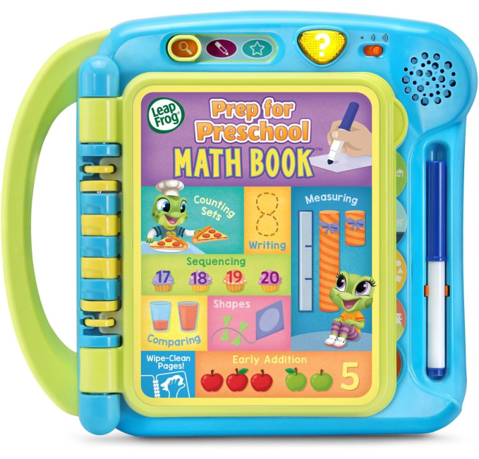 LeapFrog Prep for Preschool Math Book Educational Toys Circuit