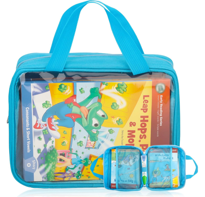 Leapfrog LeapReader Carrying Case Blue Portable Storage Bag Toys Circuit