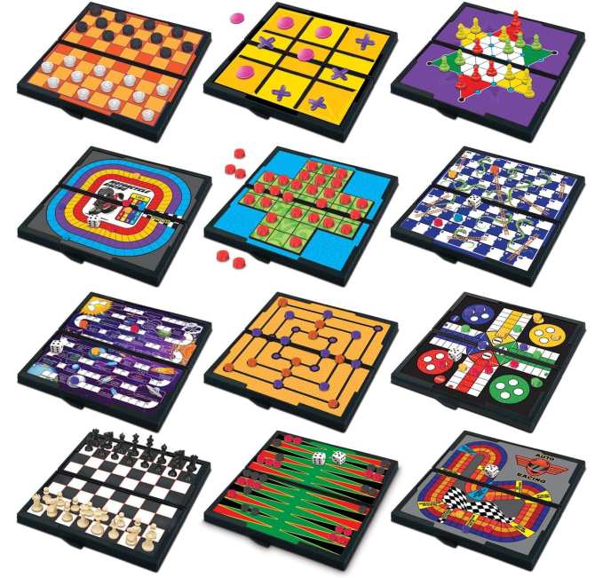 Gamie Easter Basket Stuffers Magnetic Travel Game Set Toys Circuit