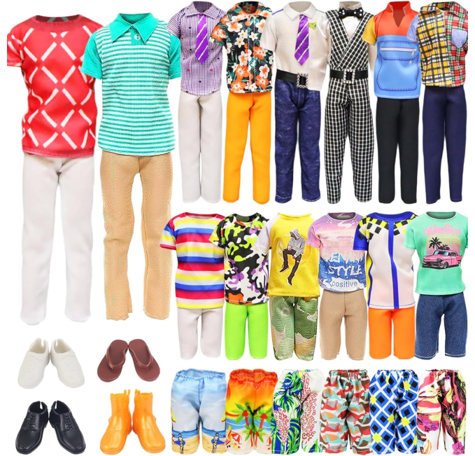 Ecore Fun 11 Piece Boy Doll Clothes Set Toys Circuit Exclusive