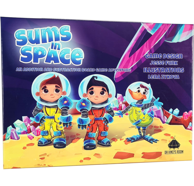 Sums in Space Addition and Subtraction Game Toys Circuit Fun