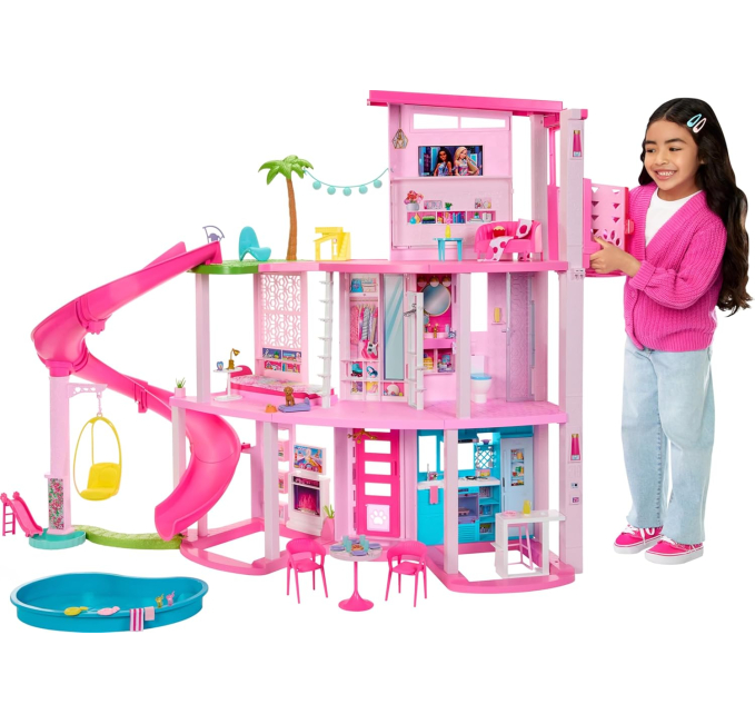 Barbie DreamHouse 3 Story Playset with Furniture Toys Circuit