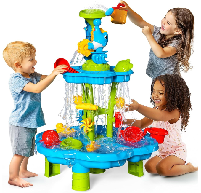 CozyBomB Water Table for Toddlers Toys Circuit Magnetic Fishing