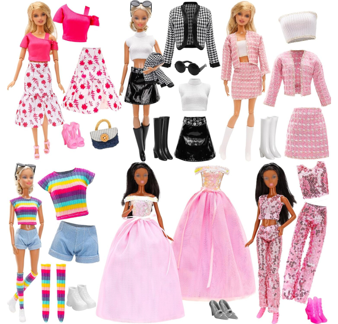 Ecore Fun Girl Doll Fashion Clothes Set Toys Circuit Exclusive