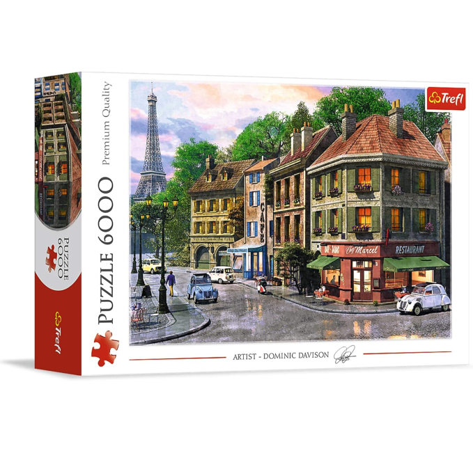 Trefl Street of Paris 6000 Piece Puzzle for Adults Kids Toys Circuit