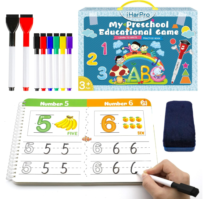SpriteGru Handwriting Workbook for Kids Toys Circuit Learning