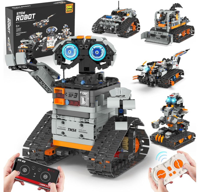 Rufus AI STEM Robot Kit for Kids Toys Circuit Dinosaur Car Toy