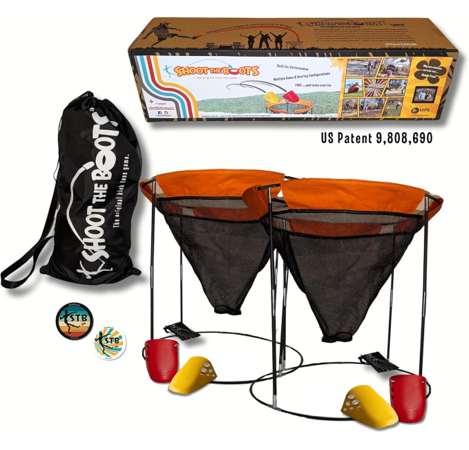 Shoot the Boots Kick Toss Game Toys Circuit Backyard Set