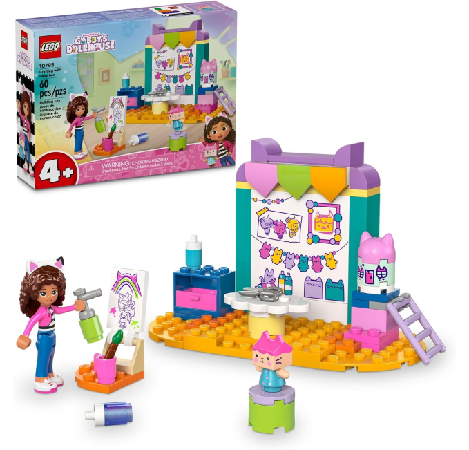 LEGO Gabby's Dollhouse Crafting Box Playset for Kids Ages 4+ Toys Circuit