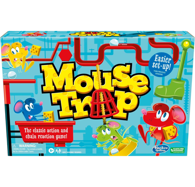 Hasbro Gaming Mouse Trap Family Game for Kids Toys Circuit