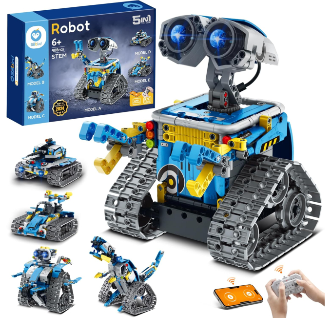 Sillbird STEM Robot Kit Remote Control Toys Circuit for Kids