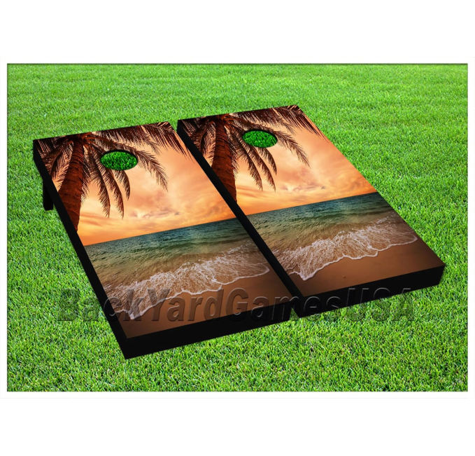 BackYardGamesUSA Pro Cornhole Set with Score Tower Toys Circuit