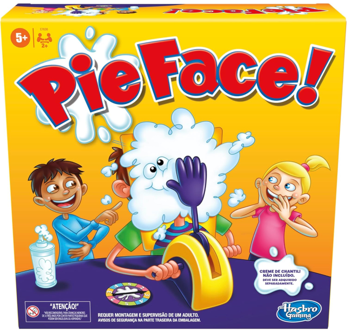 Hasbro Gaming Pie Face Family Fun Board Game for Kids Toys Circuit