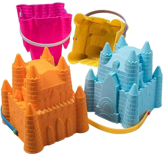 FRUSE Sand Castle Molds for Kids Beach Building Kit Toys Circuit