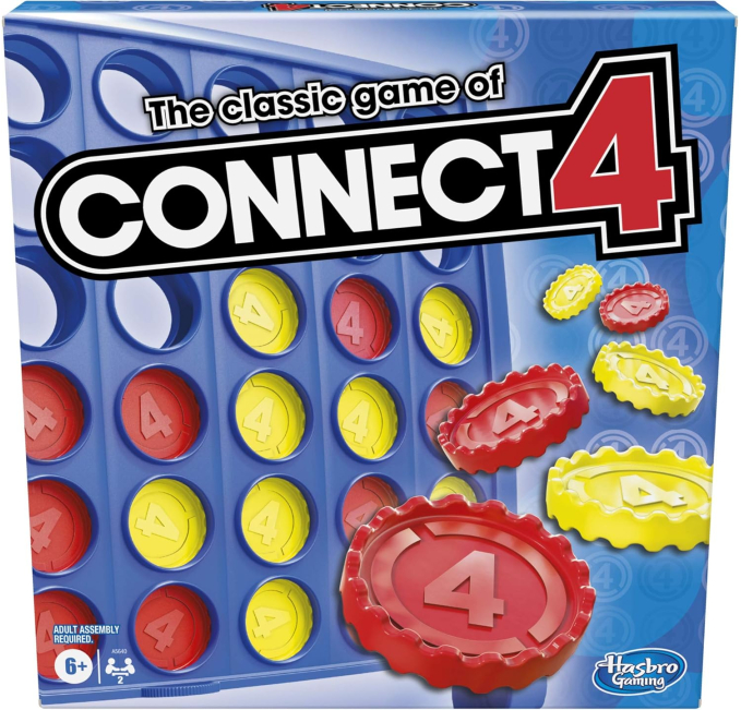 Hasbro Gaming Connect 4 Classic Grid Strategy Board Game Toys Circuit