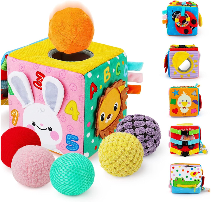 beetoy Sensory Busy Cube Baby Montessori Toys Circuit